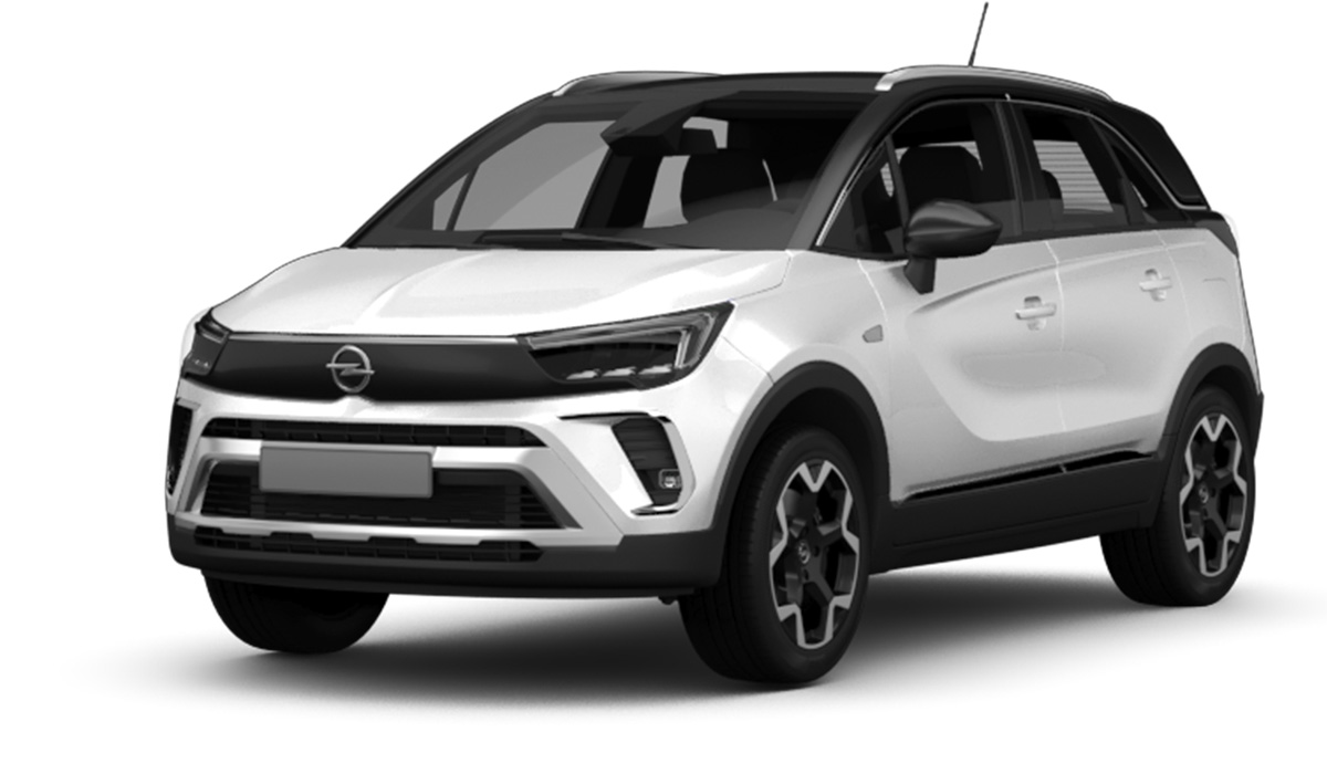 weißer Opel Crossland