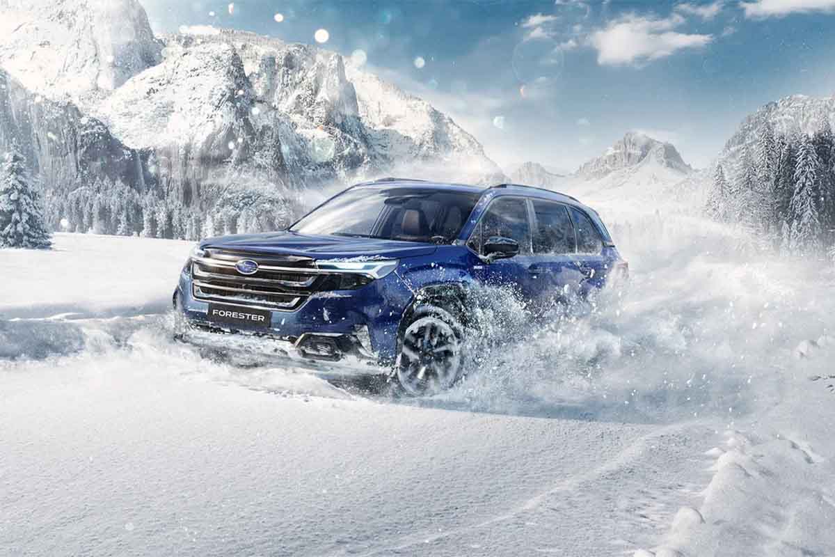 Subaru Forester im Schnee